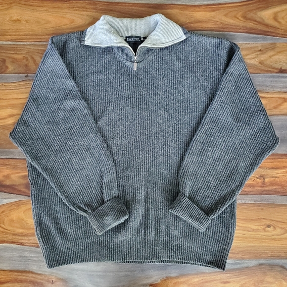 Men's 80%Lambswool 20%Nylon Sweater, Warm, XXL, Soft - Picture 2 of 6
